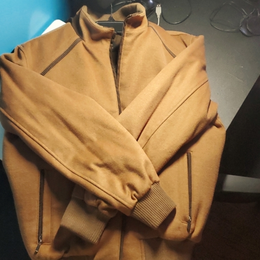 Cashmere wool boomer jacket med - Picture 4 of 7